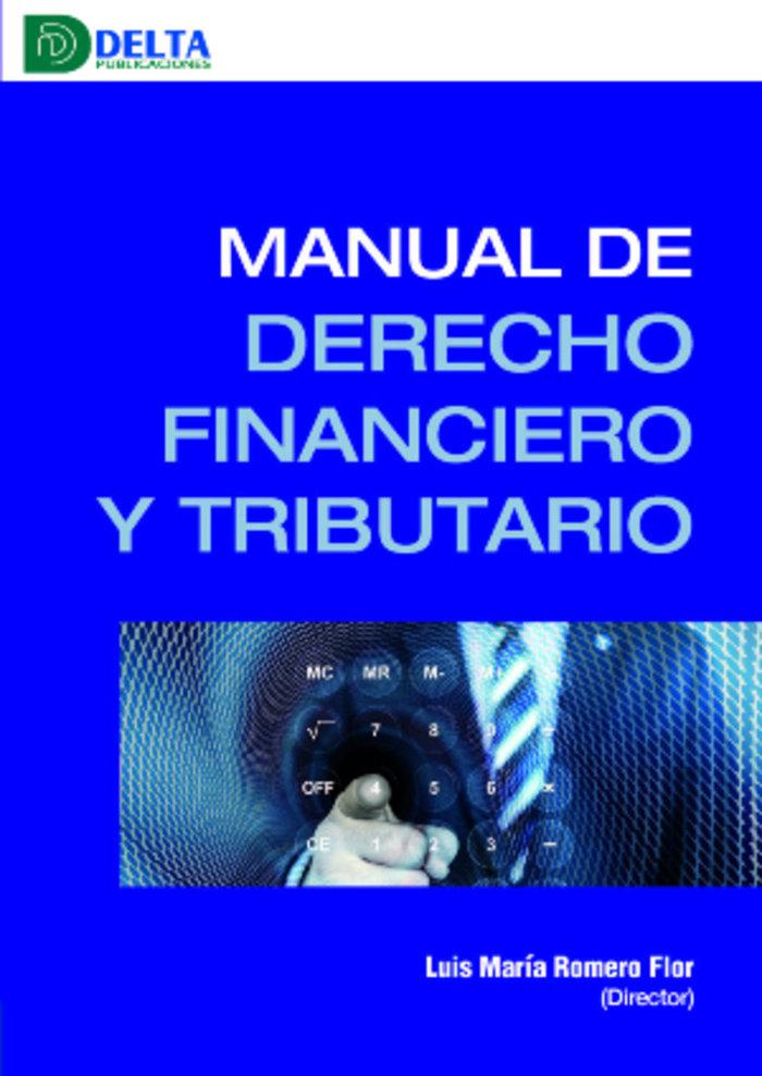 Boek Manual de derecho financiero y tributario ROMERO FLOR