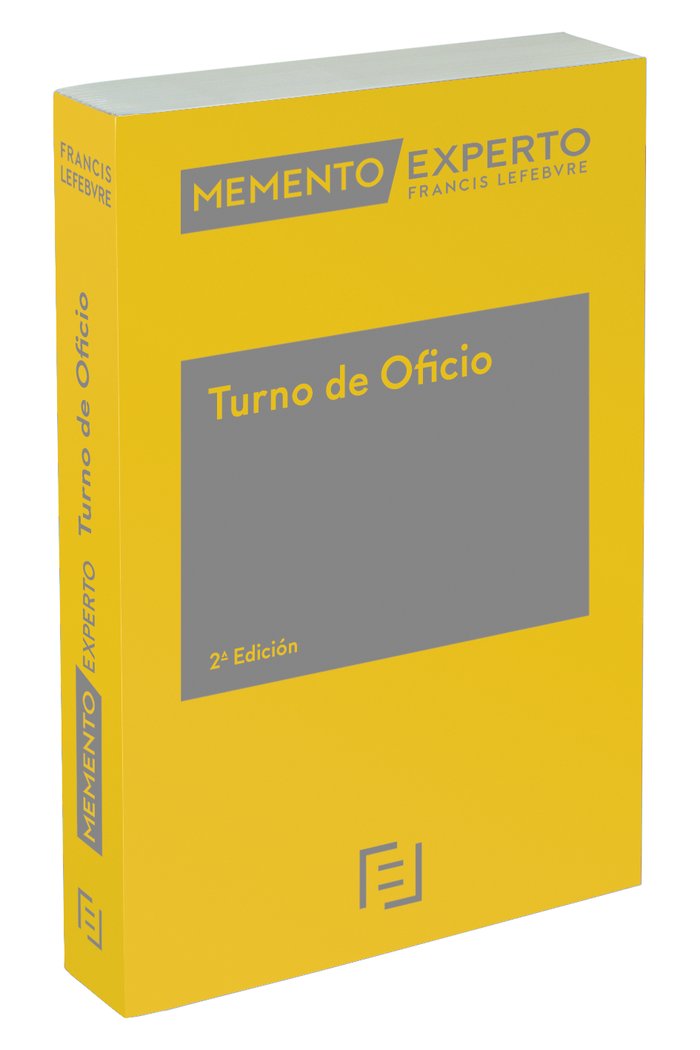 Книга Memento Experto Turno de Oficio 