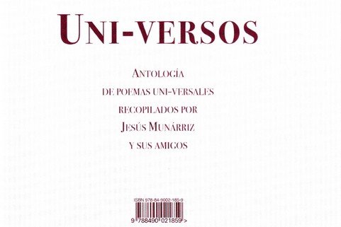 Book UNI-VERSOS MUNARRIZ