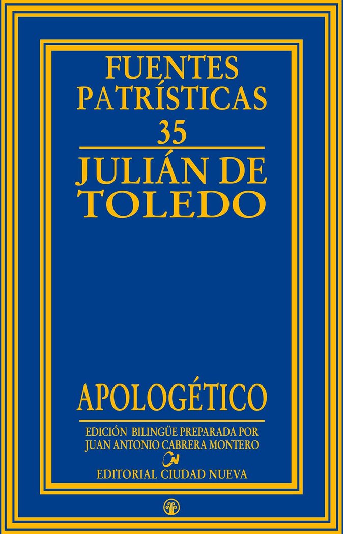 Knjiga Apologético JULIAN DE TOLEDO
