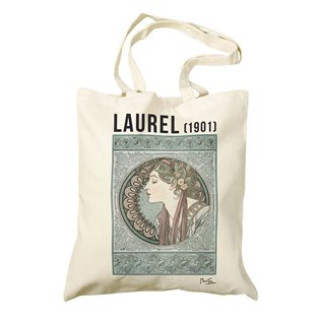 Book Plátěná taška Alfons Mucha - Laurel 