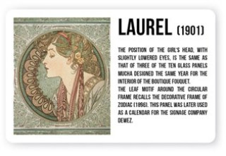 Carte Magnet Alfons Mucha - Laurel 