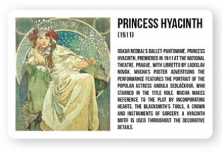 Kniha Magnet Alfons Mucha - Princezna 