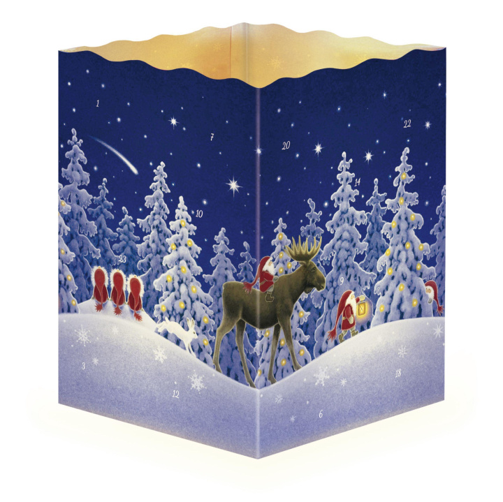 Calendar / Agendă Adventskalender "Nordische Weihnacht" Eva Melhuish