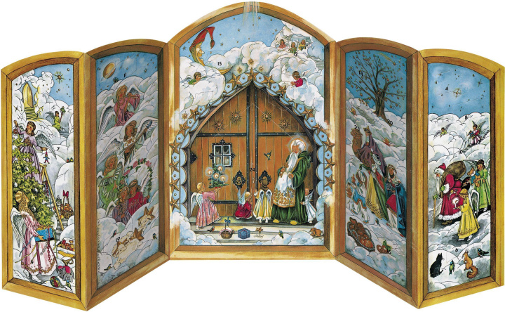 Kalendár/Diár Adventskalender "Weihnachtspforte" Gertraude Hecht-Appelmann
