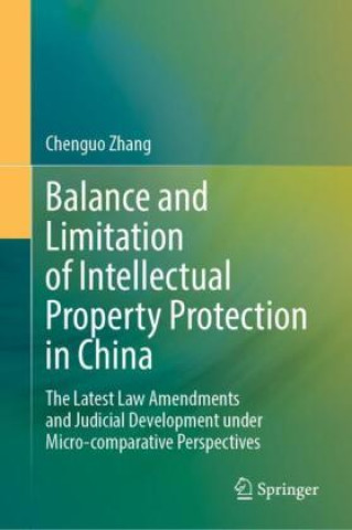 Könyv Balance and Limitation of Intellectual Property Protection in China Chenguo Zhang