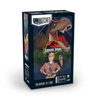 Játék Unmatched Jurassic Park 2: Dr. Sattler vs T-Rex Rob Daviau