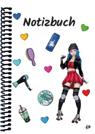 Knjiga A 5 Notizbuch Manga Enora, weiß, blanko E&Z Verlag GmbH