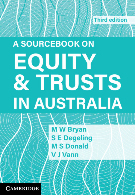 Kniha Sourcebook on Equity and Trusts in Australia Michael Bryan