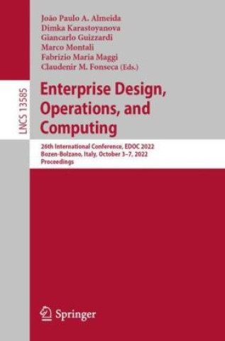 Book Enterprise Design, Operations, and Computing João Paulo A. Almeida