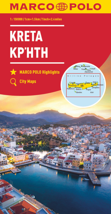 Nyomtatványok MARCO POLO Regionalkarte Kreta 1:150.000 