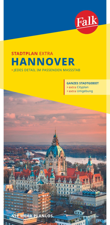 Nyomtatványok Falk Stadtplan Extra Hannover 1:20.000 