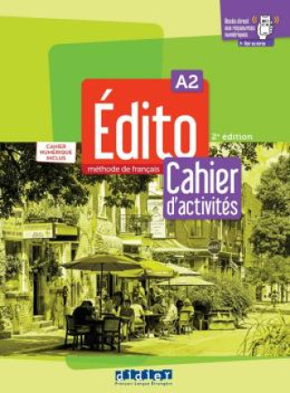 Kniha Edito A2 - Edition 2022 - Cahier + cahier numérique + didierfle.app 
