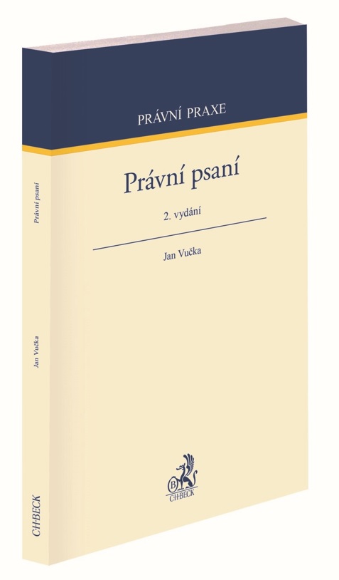 Kniha Právní psaní Jan Vučka