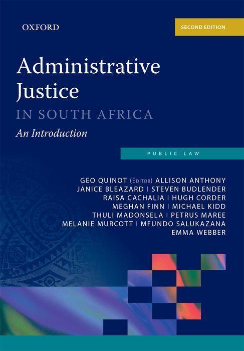 Kniha Administrative Justice in South Africa G Quinot