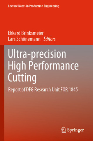 Buch Ultra-precision High Performance Cutting Ekkard Brinksmeier