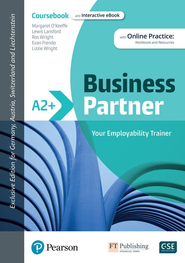 Book Business Partner A2+ DACH Edition Coursebook and eBook with Online Practice Ros Wright