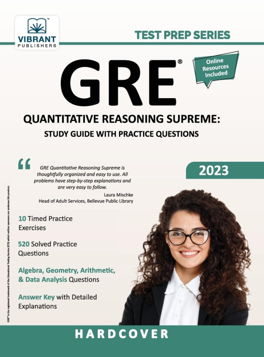 Książka GRE Quantitative Reasoning Supreme Vibrant Publishers
