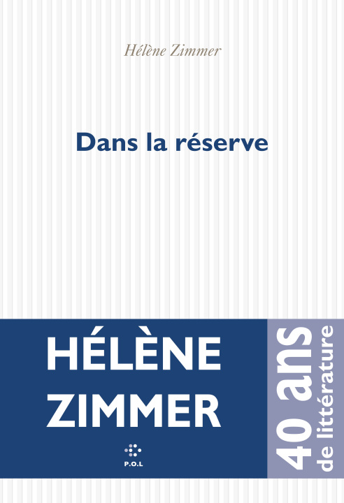 Knjiga Dans la réserve Zimmer