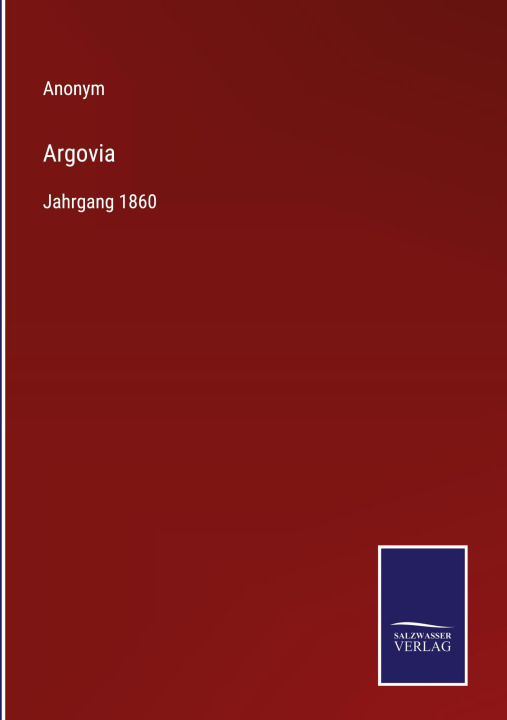 Knjiga Argovia Anonym