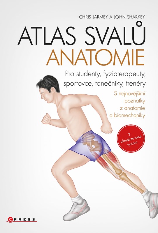Kniha Atlas svalů anatomie Chris Jarmey