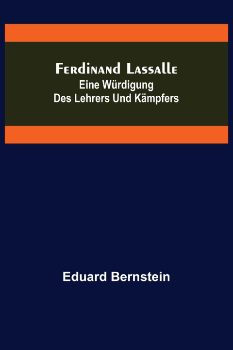 Livre Ferdinand Lassalle 