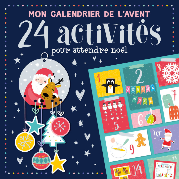 Livro MON CALENDRIER DE L'AVENT - 24 ACTIVITÉS AVANT NOËL Atelier Cloro