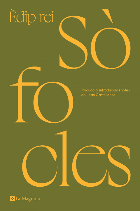Libro ÈDIP REI SOFOCLES