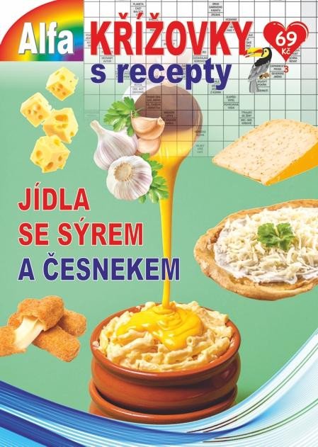 Carte Křížovky s recepty 3/2022 - Jídla se sýrem a česnekem 