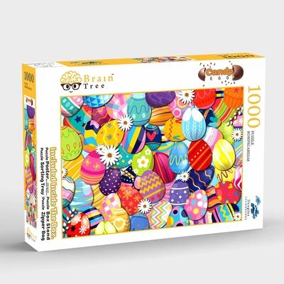 Книга Brain Tree - Candy Egg 1000 Piece Puzzle for Adults: With Droplet Technology for Anti Glare & Soft Touch 