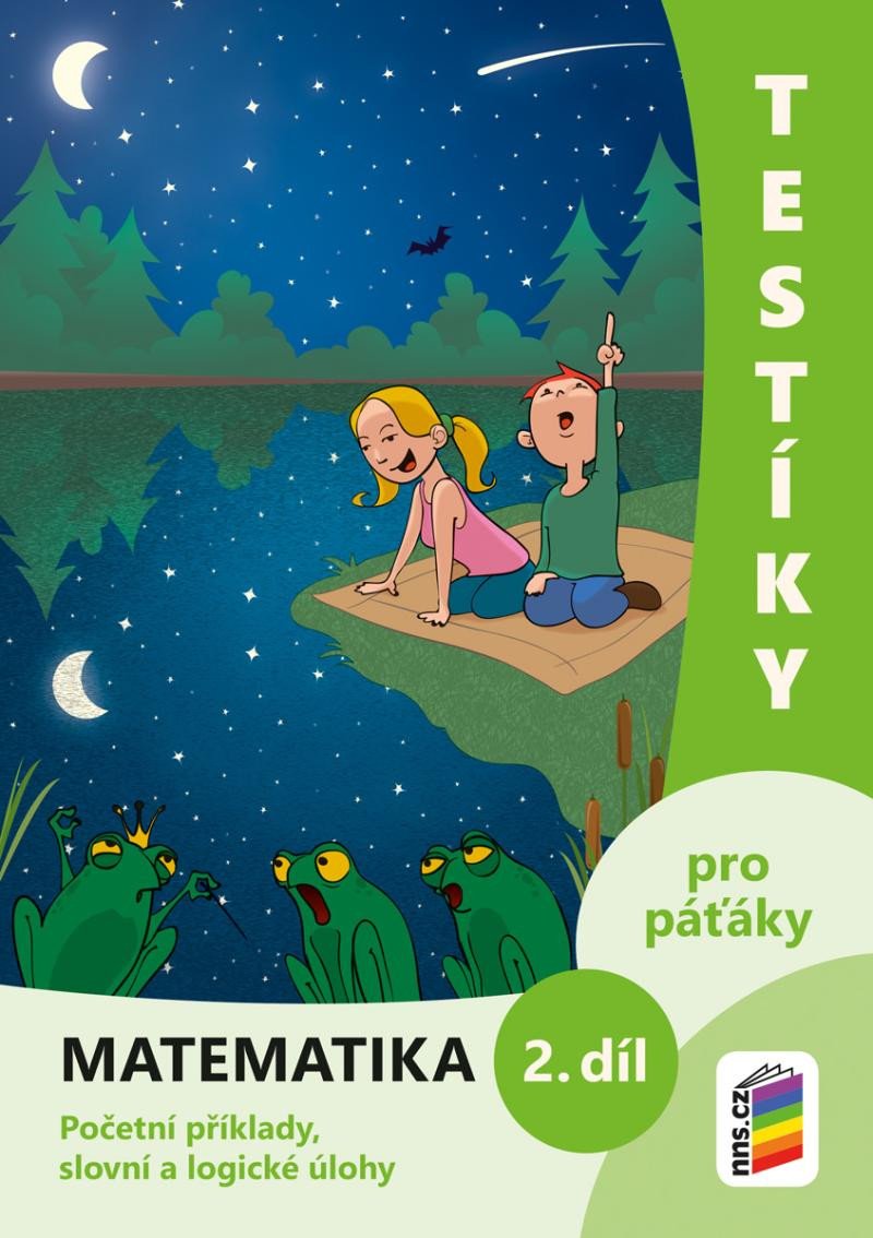 Kniha Testíky pro páťáky Matematika 2. díl 