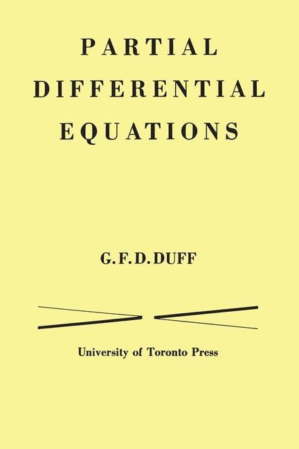 Knjiga Partial Differential Equations G.F.D. Duff