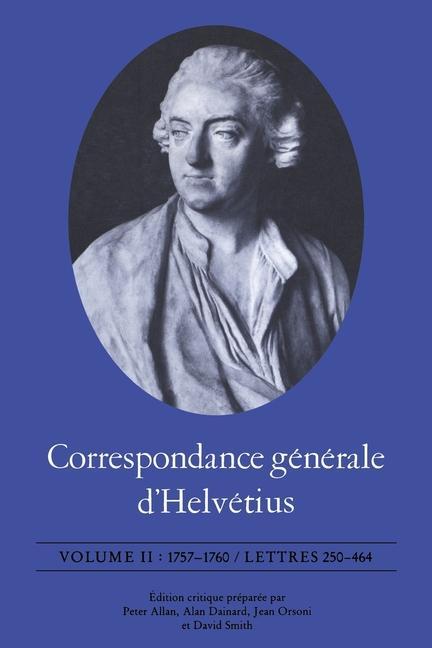 Knjiga Correspondance generale d'Helvetius David Smith