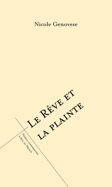 Kniha Le rêve et la plainte Genovese