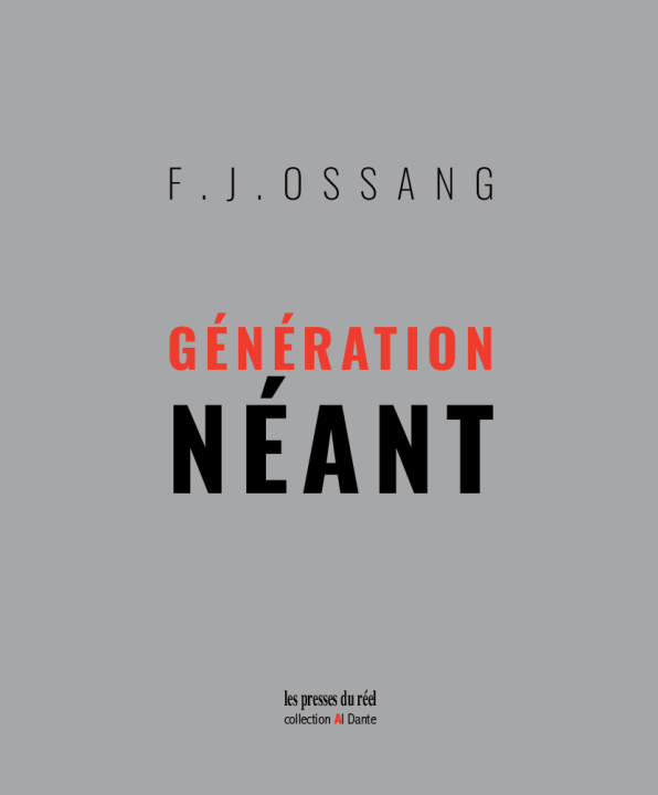Libro Génération Néant Ossang