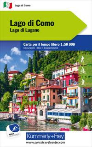 Tiskovina Lago di Como Nr. 09 Outdoorkarte Italien 1:50 000 