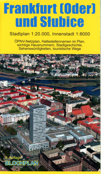 Nyomtatványok Stadtplan Frankfurt (Oder) und Slubice 