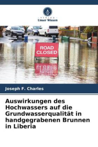 Carte Auswirkungen des Hochwassers auf die Grundwasserqualität in handgegrabenen Brunnen in Liberia 