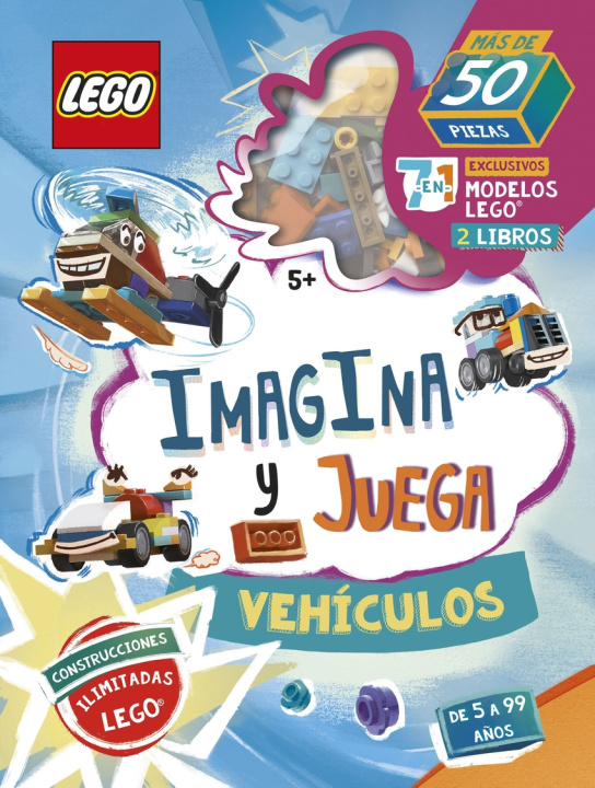 Kniha LEGO ICONIC. Imagina y juega. Vehículos LEGO