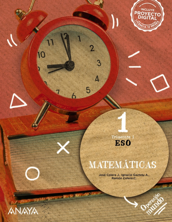 Książka Matemáticas 1. JOSE COLERA JIMENEZ