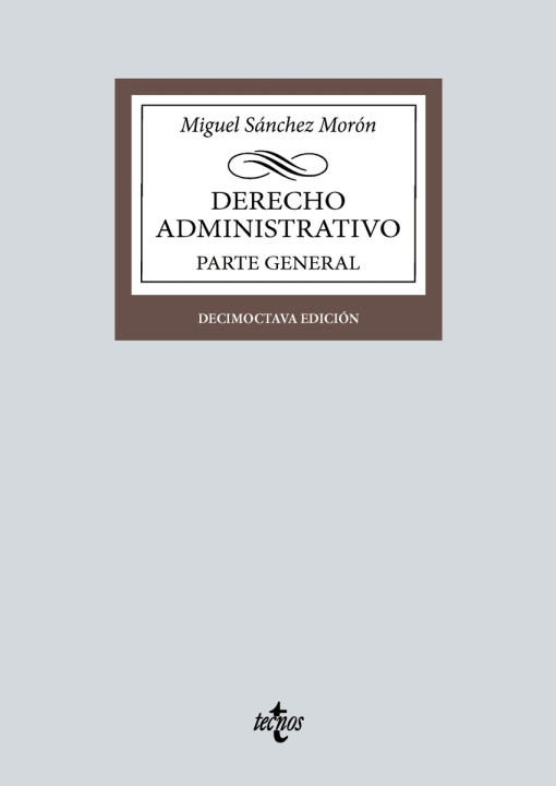 Könyv Derecho Administrativo MIGUEL SANCHEZ MORON