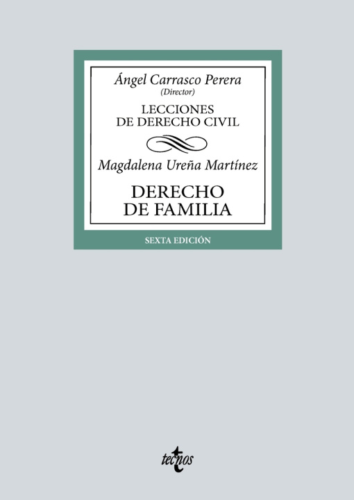 Kniha Derecho de Familia MAGDALENA UREÑA MARTINEZ
