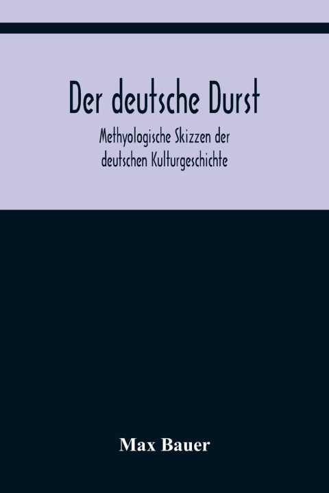 Book Der deutsche Durst 