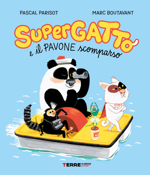 Buch Supergatto e il pavone scomparso Pascal Parisot