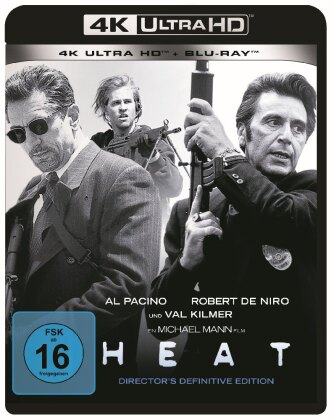Video Heat 4K, 1 UHD-Blu-ray + 1 Blu-ray Michael Mann