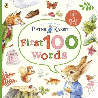 Kniha Peter Rabbit Peter's First 100 Words 
