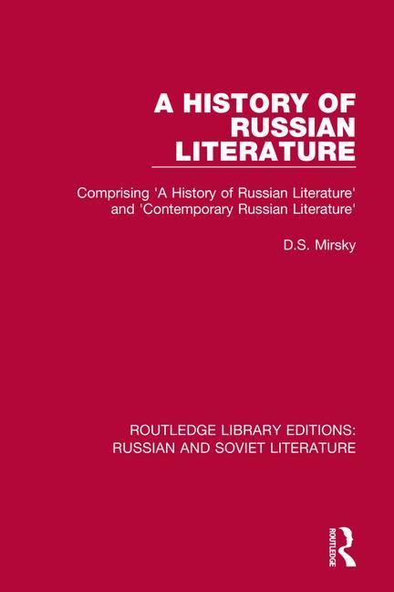 Könyv History of Russian Literature 