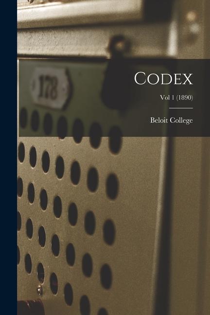 Kniha Codex; vol 1 (1890) 