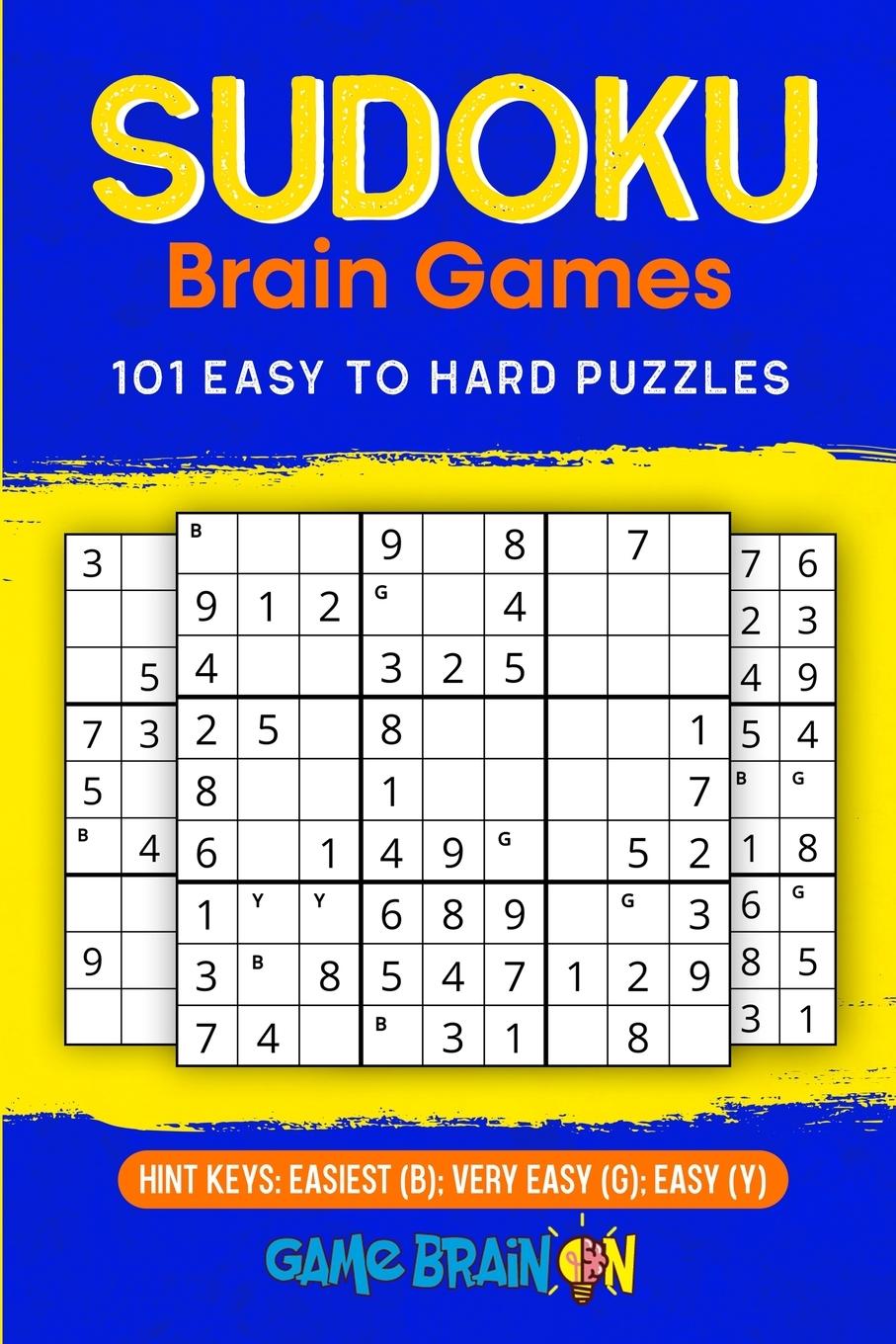 Boek Sudoku Brain Games Chris Saldrick
