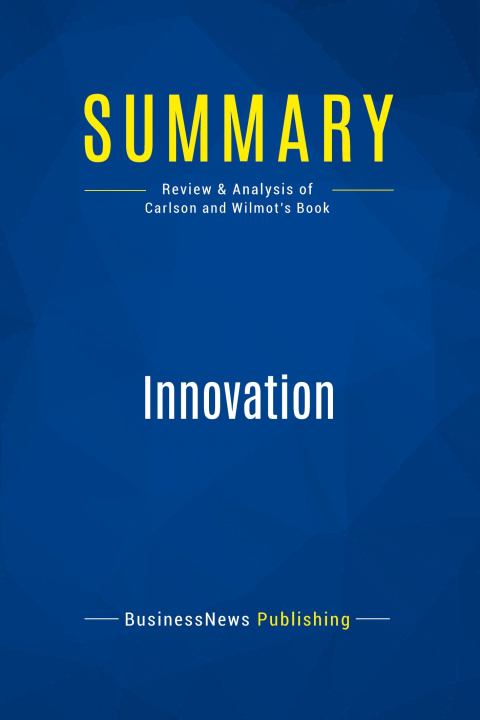 Knjiga Summary: Innovation 